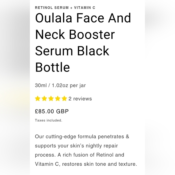 Lavié OULALÂ Face & Neck Booster Serum - Picture 2 of 14